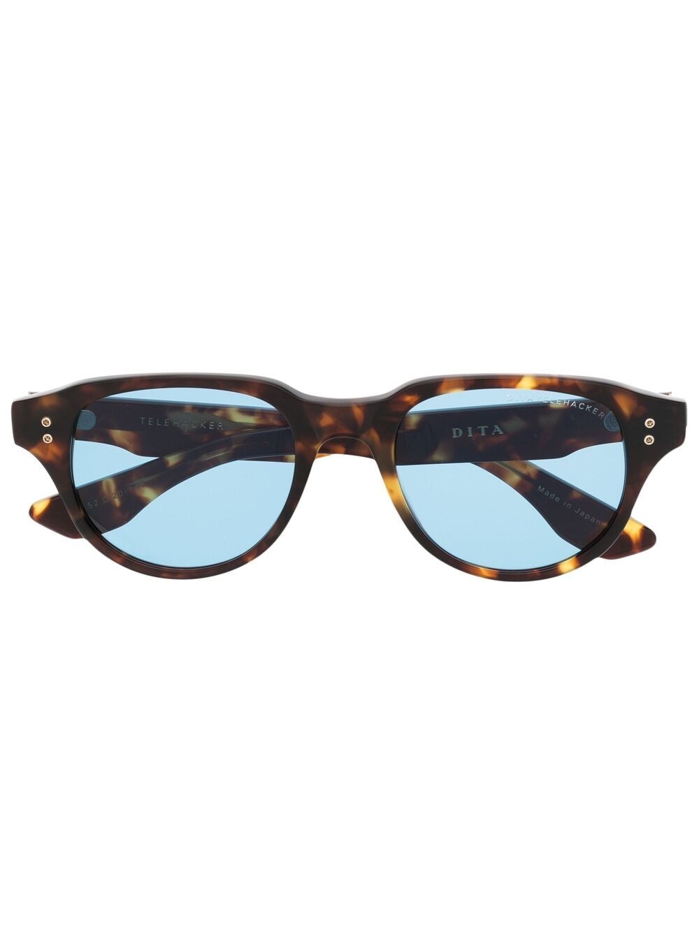 Dita Eyewear tortoiseshell-effect round-frame sunglasses - Brown von Dita Eyewear