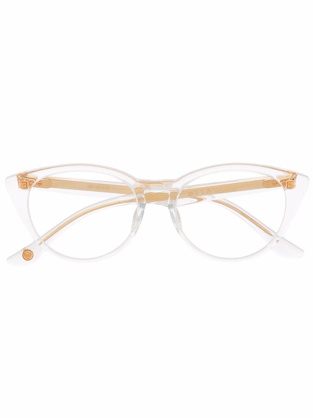 Dita Eyewear transparent-frame glasses - White von Dita Eyewear