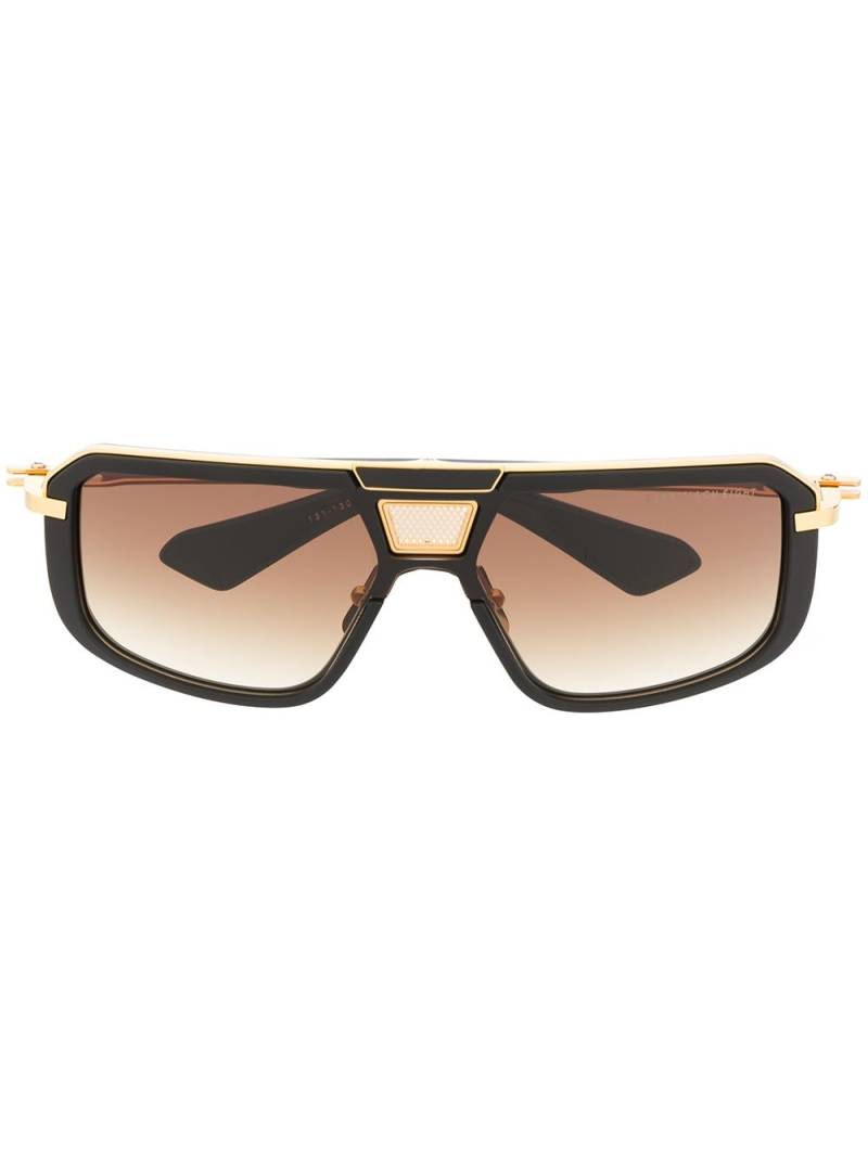 Dita Eyewear two-tone square-frame sunglasses - Black von Dita Eyewear