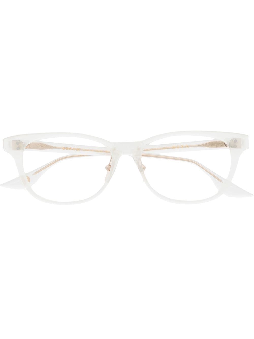 Dita Eyewear wayfarer-frame optical glasses - White von Dita Eyewear