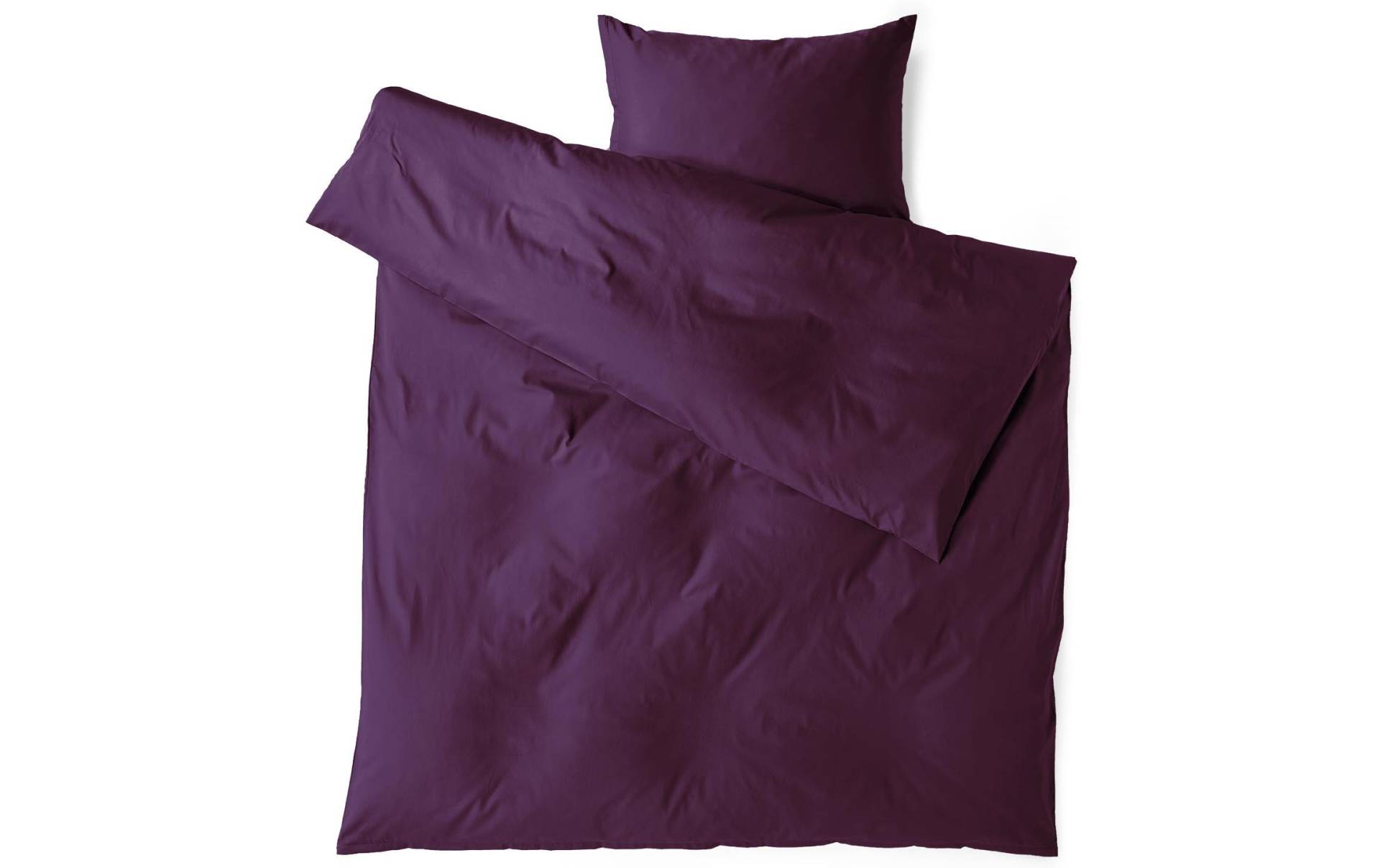 Divina Bettbezug »Mako Satin Uni Purple«, (1 St.) von Divina