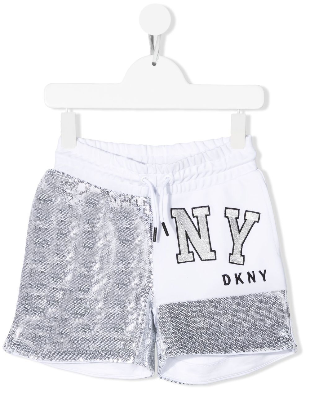 Dkny Kids NY sequin-embellished shorts - White von Dkny Kids