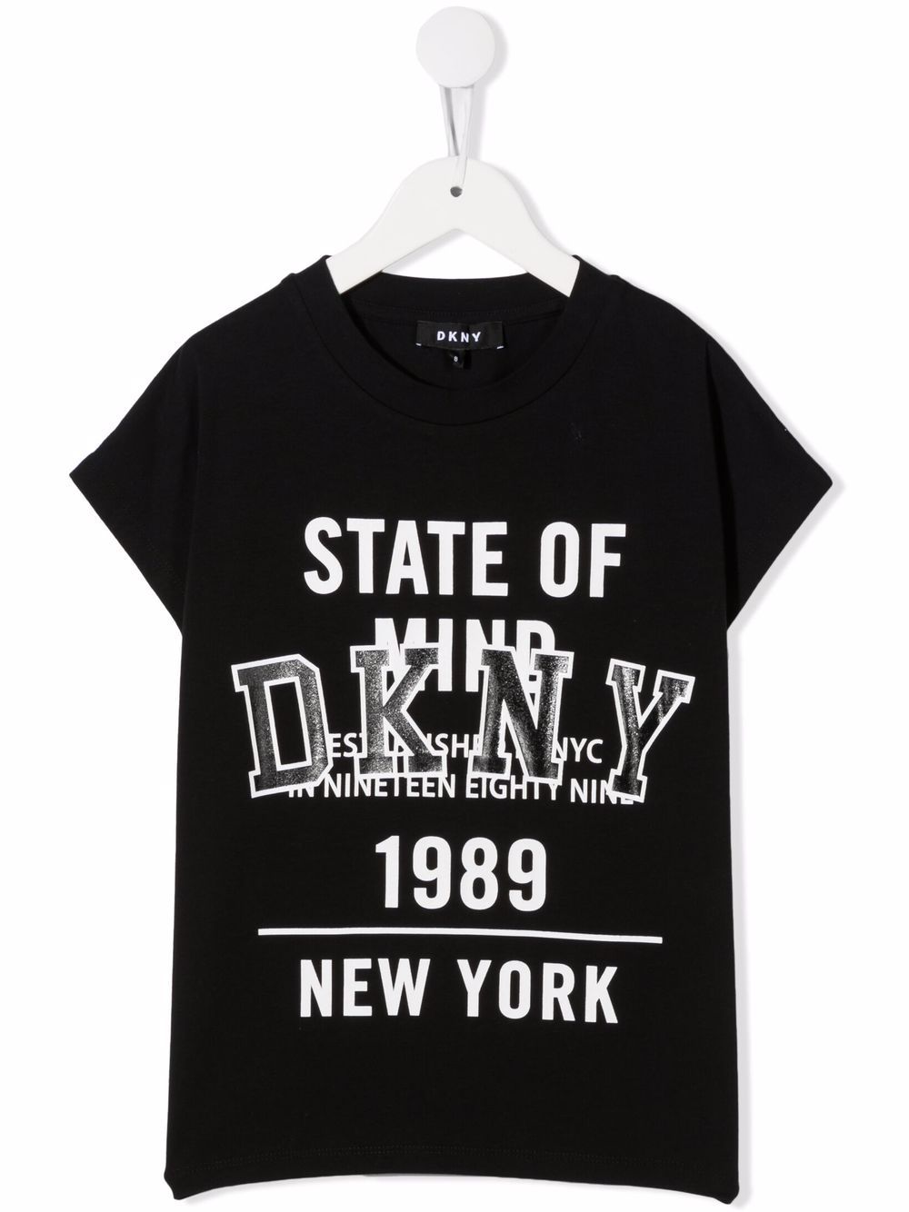 Dkny Kids TEEN logo-print T-shirt - Black von Dkny Kids