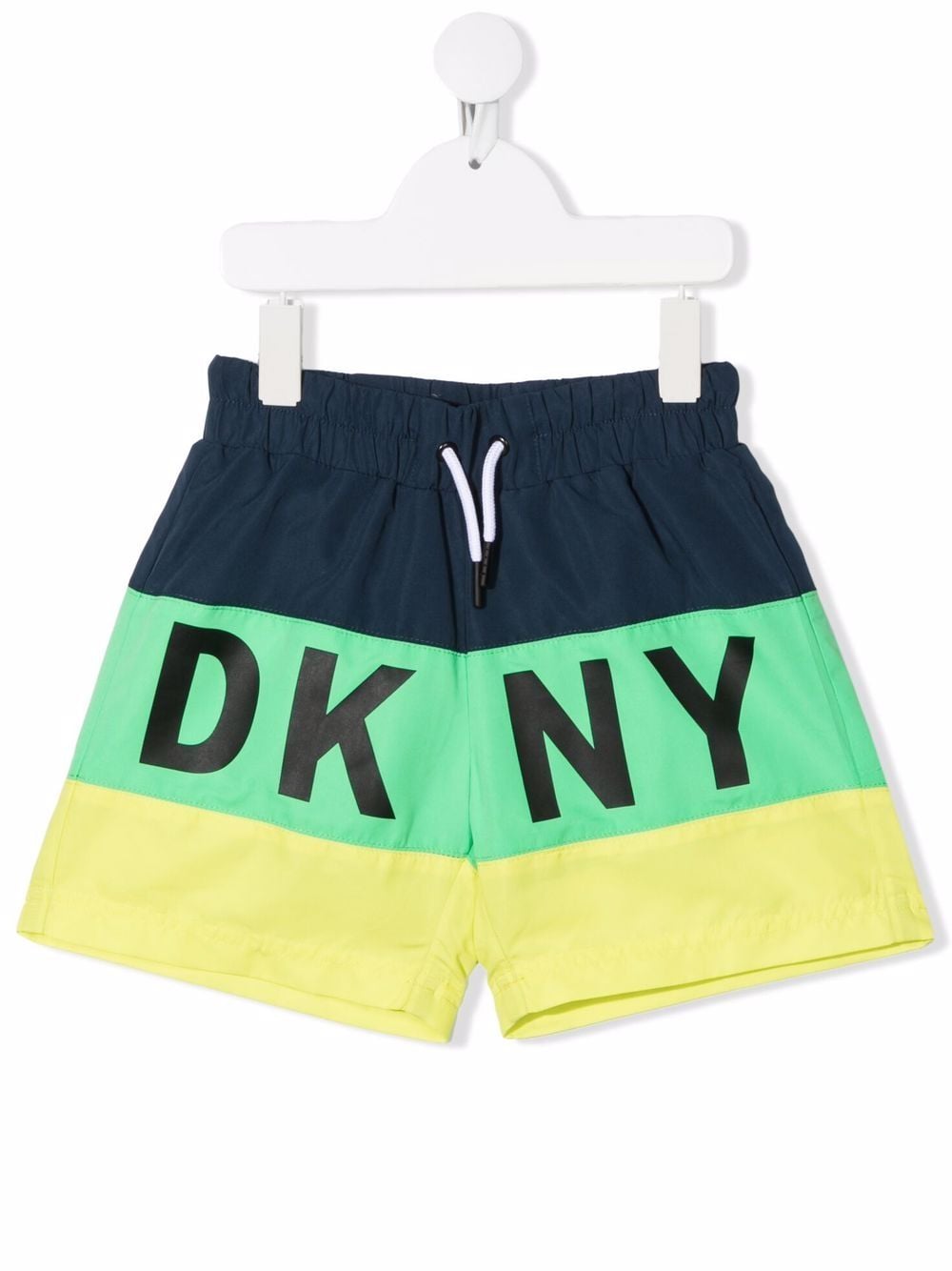 Dkny Kids colour-block swim shorts - Blue von Dkny Kids