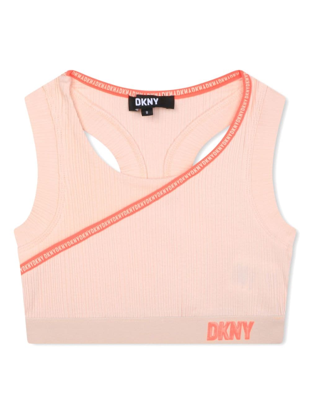 Dkny Kids contrast-trim crop top - Pink von Dkny Kids