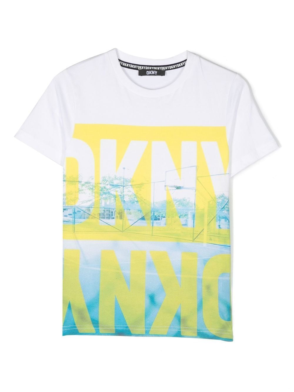 Dkny Kids graphic logo-print T-shirt - White von Dkny Kids