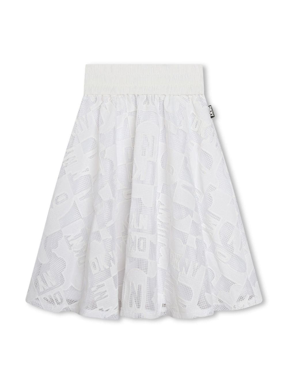 Dkny Kids lace pleated midi skirt - White von Dkny Kids