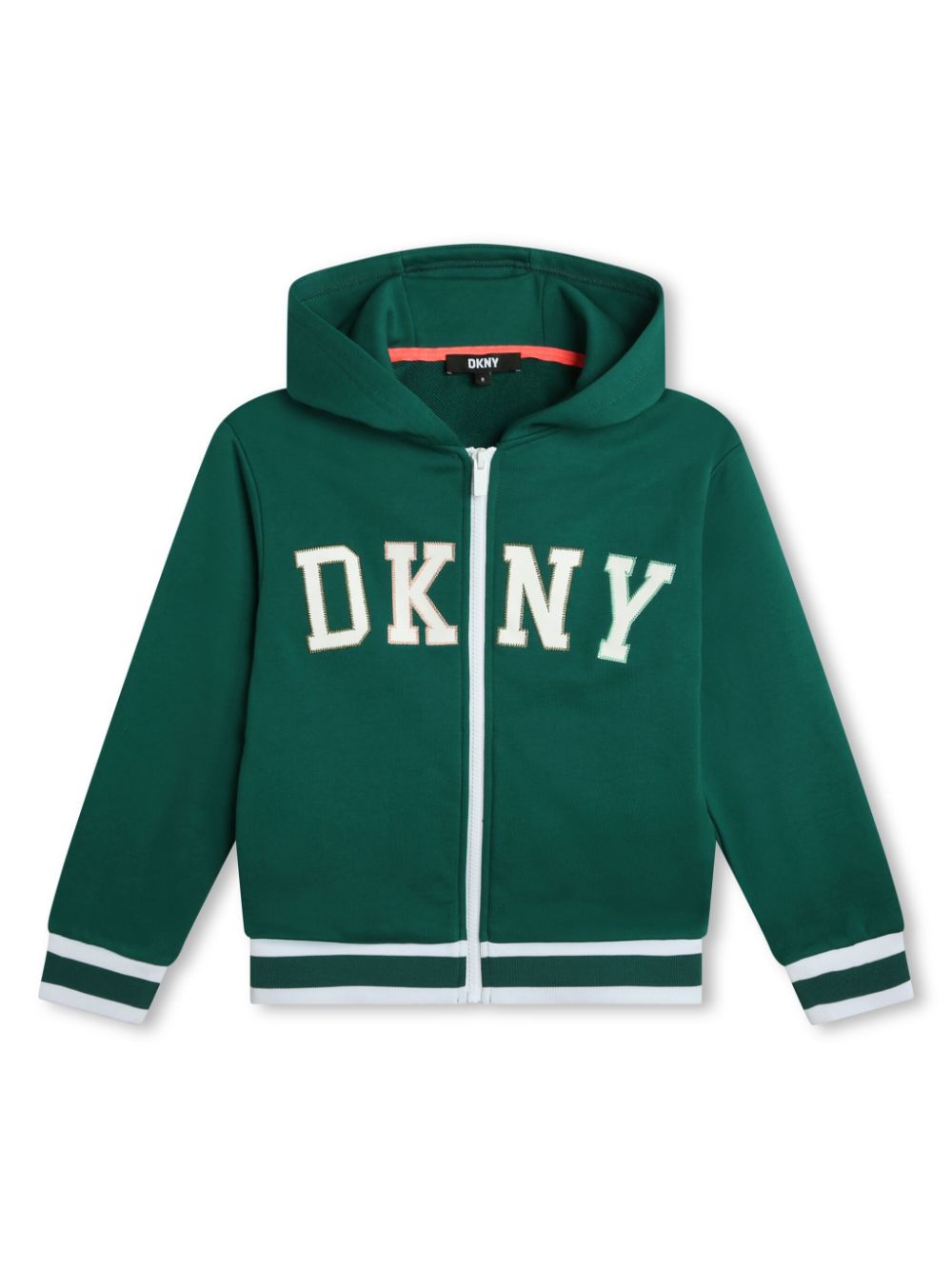 Dkny Kids logo-embroidered hoodie - Green von Dkny Kids