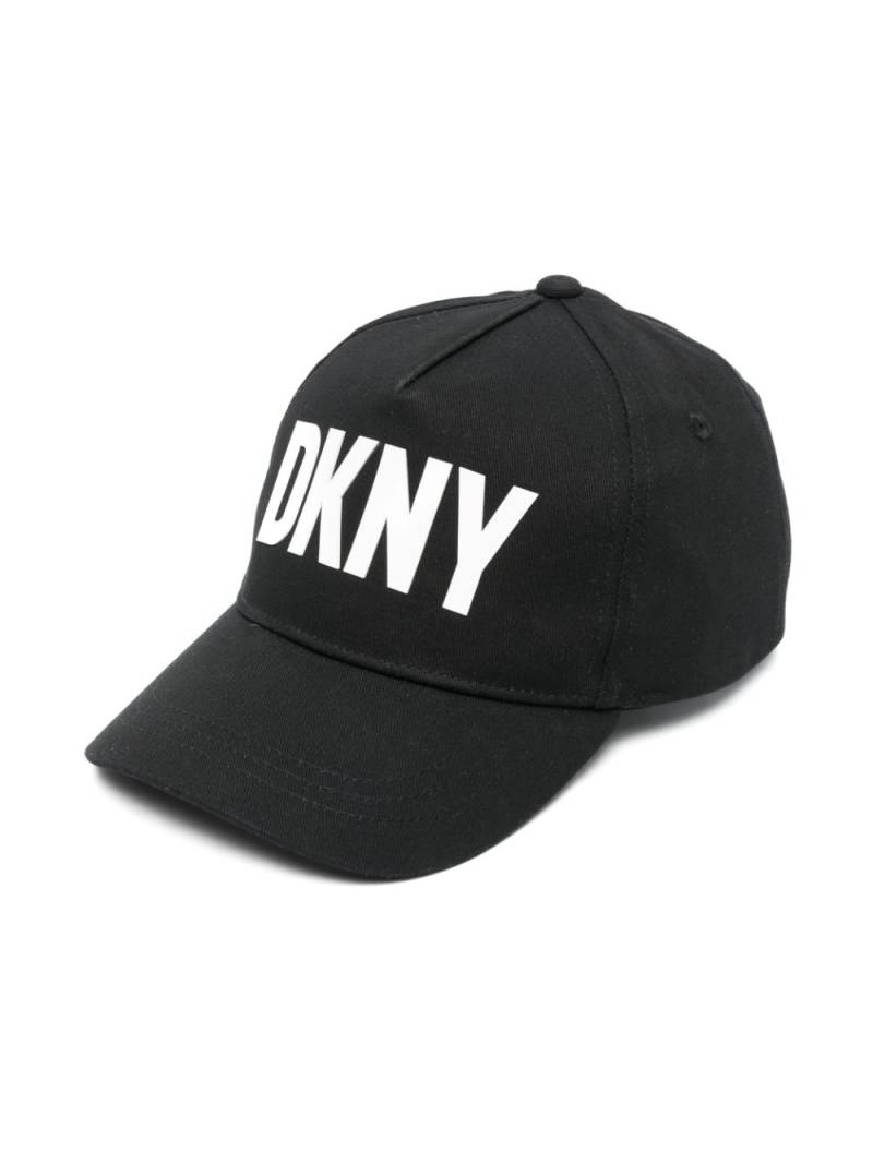 Dkny Kids logo-patch cotton cap - Black von Dkny Kids
