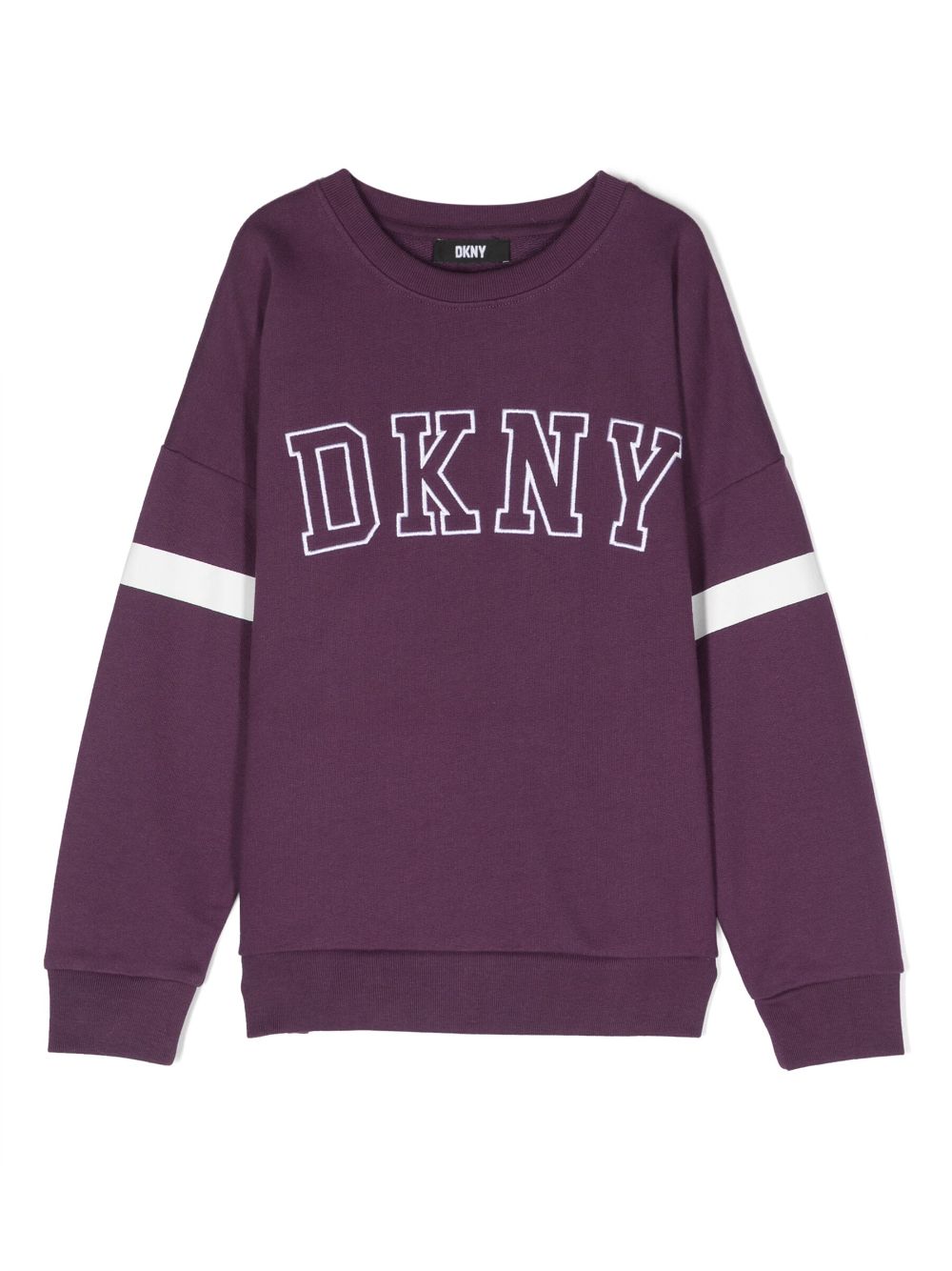 Dkny Kids logo-patch sweatshirt - Purple von Dkny Kids