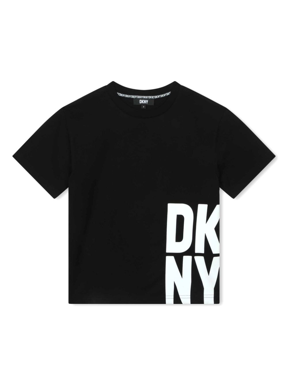 Dkny Kids logo-print cotton T-shirt - Black von Dkny Kids