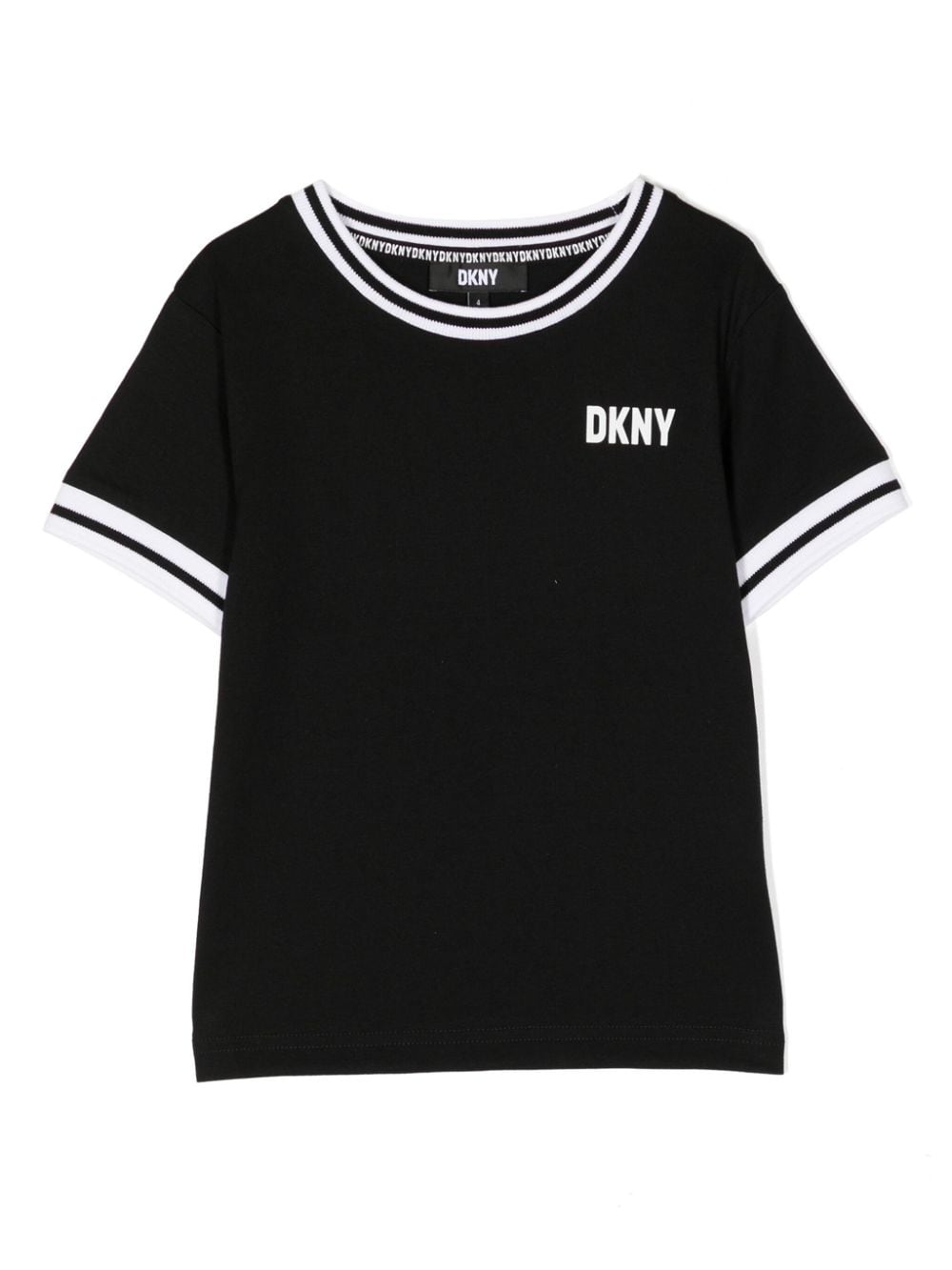 Dkny Kids logo-print cotton T-shirt - Black von Dkny Kids