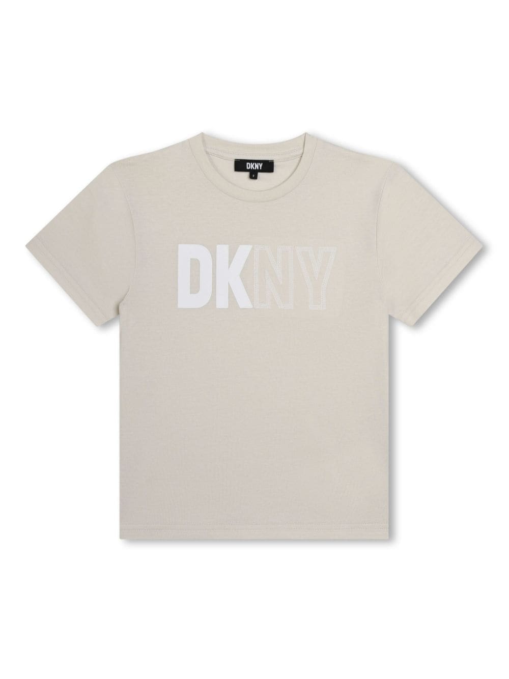 Dkny Kids logo-print cotton T-shirt - Neutrals von Dkny Kids