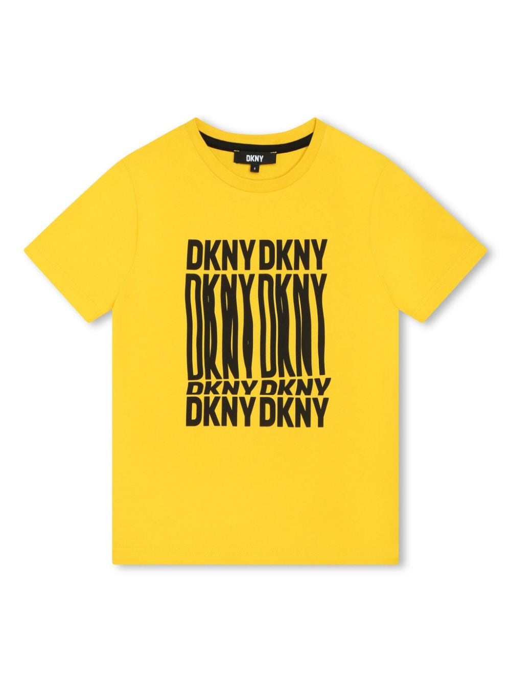 Dkny Kids logo-print cotton T-shirt - Yellow von Dkny Kids