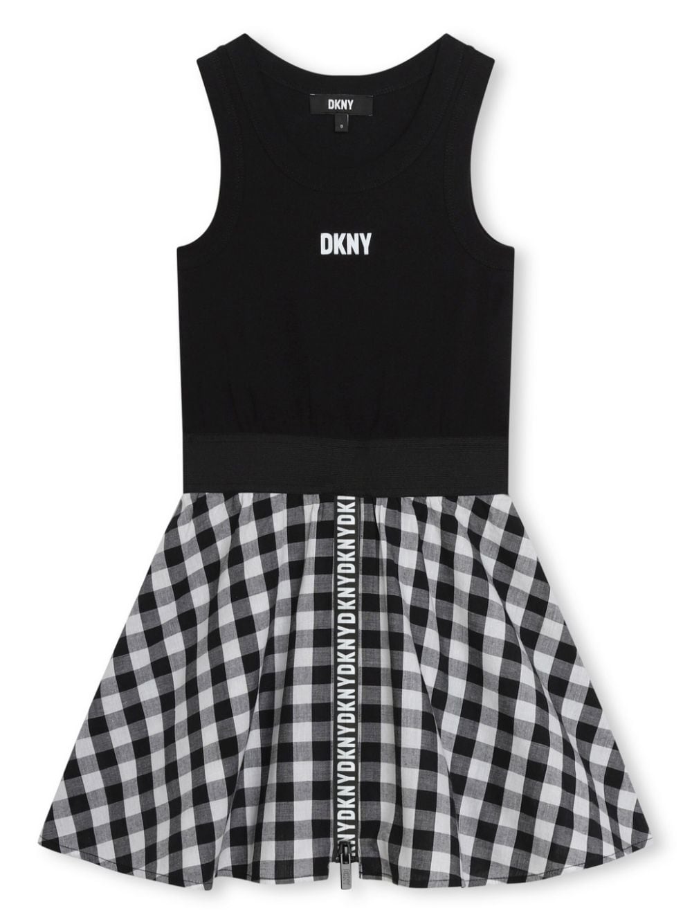 Dkny Kids logo-print cotton dress - Black von Dkny Kids