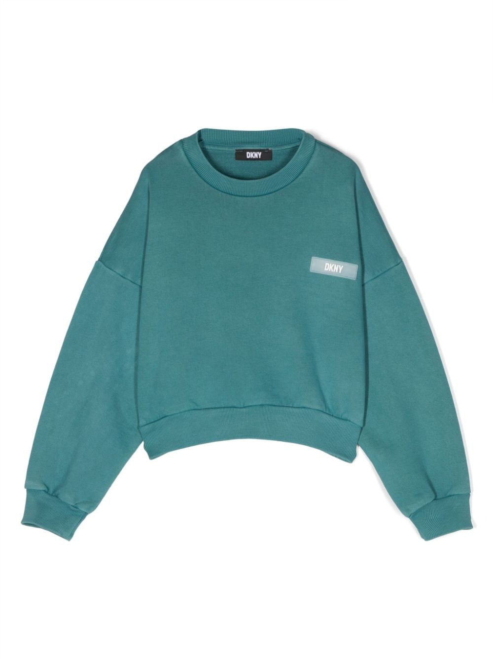 Dkny Kids logo-print cotton sweatshirt - Blue von Dkny Kids