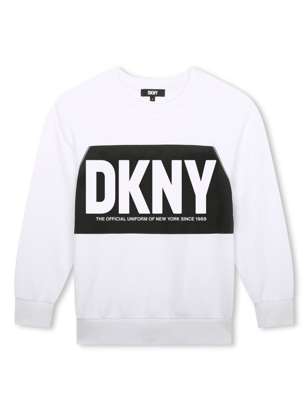 Dkny Kids logo-print cotton sweatshirt - White von Dkny Kids