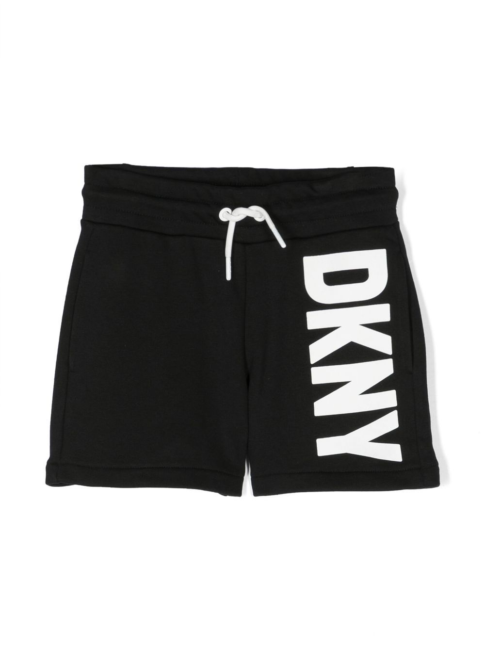 Dkny Kids logo-print drawstring shorts - Black von Dkny Kids