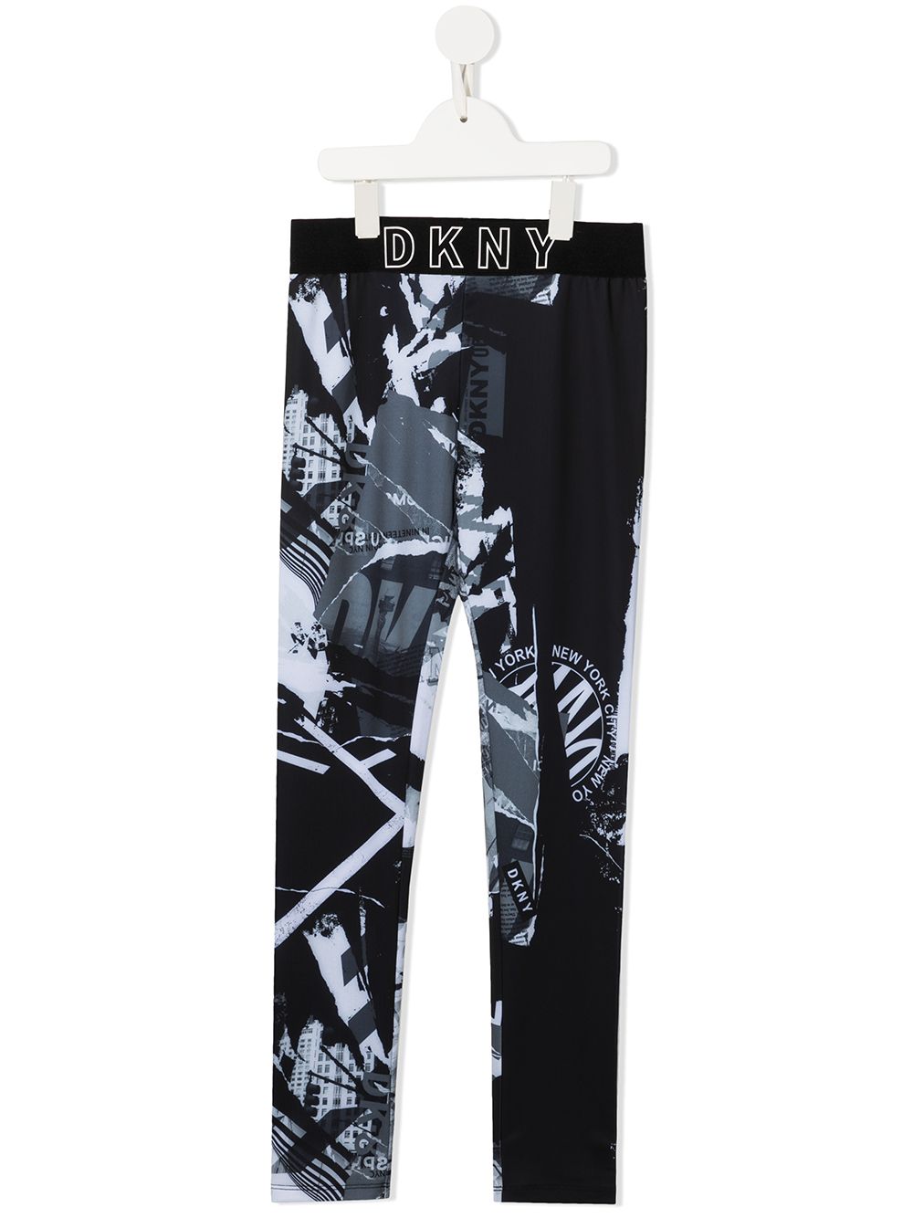 Dkny Kids logo-print leggings - Black von Dkny Kids