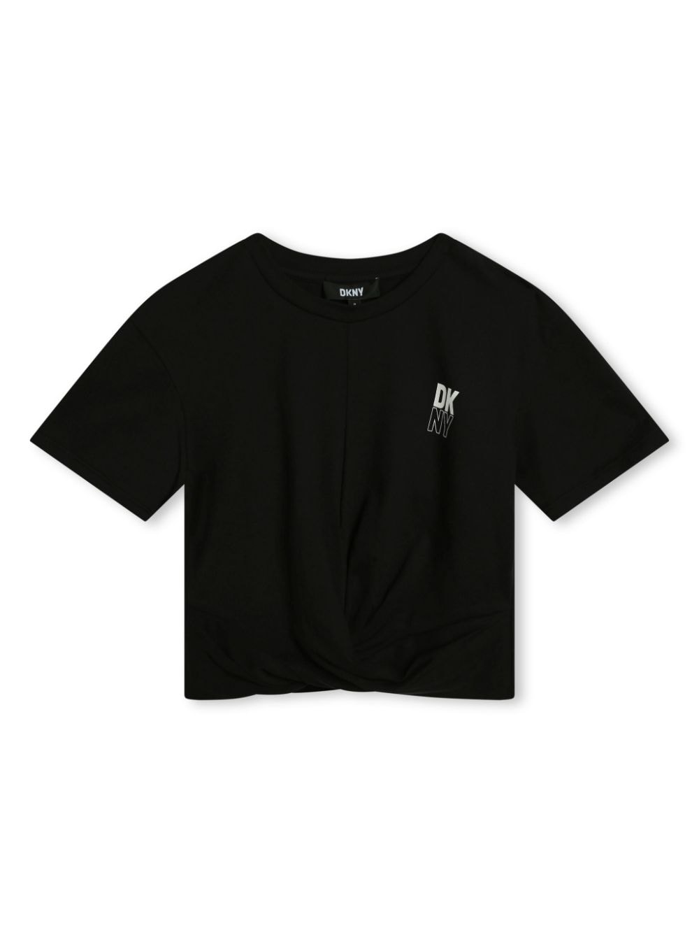 Dkny Kids logo-print organic cotton T-shirt - Black von Dkny Kids