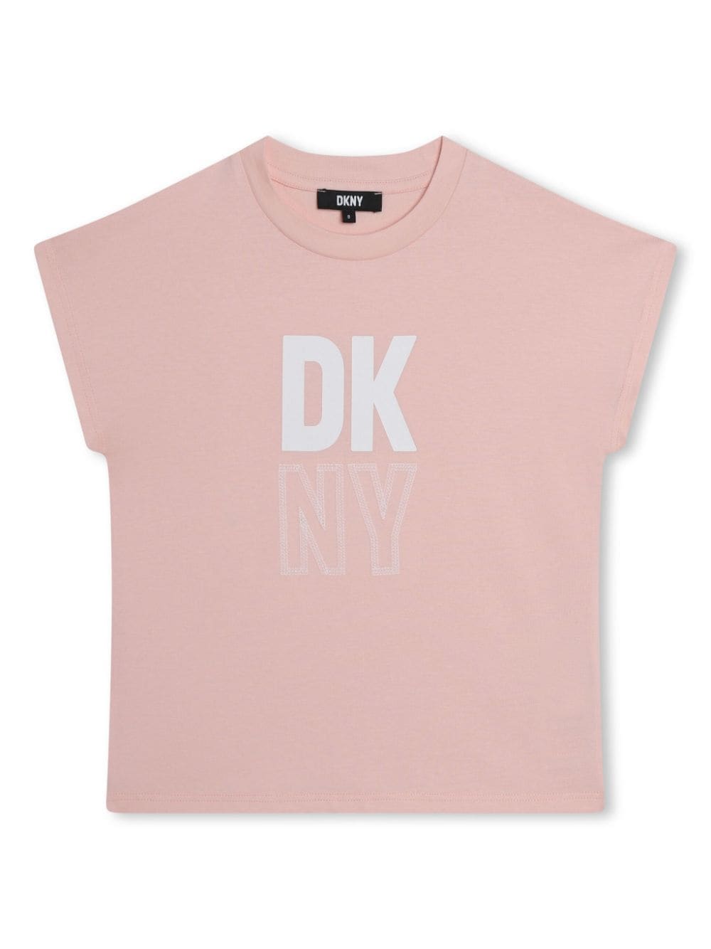 Dkny Kids logo-print organic cotton T-shirt - Pink von Dkny Kids