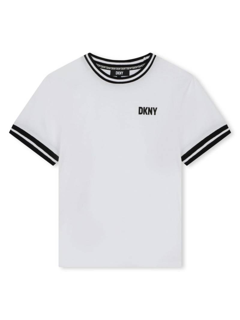 Dkny Kids logo-print organic-cotton T-shirt - White von Dkny Kids