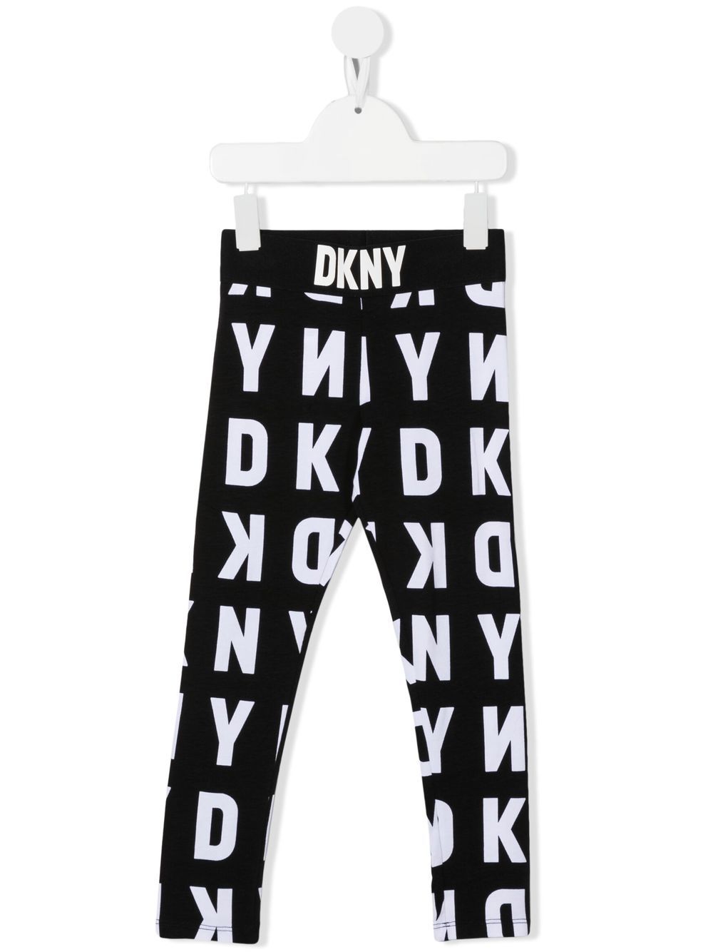 Dkny Kids logo-print slip-on leggings - Black von Dkny Kids