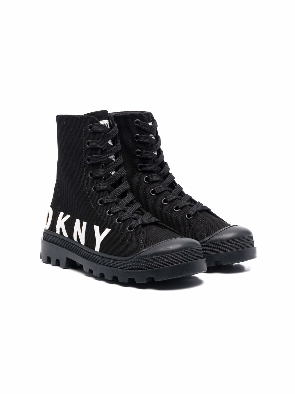 Dkny Kids logo-print sneakers - Black von Dkny Kids