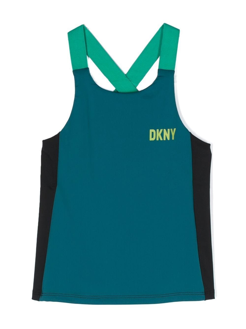 Dkny Kids logo-print sporty top - Blue von Dkny Kids