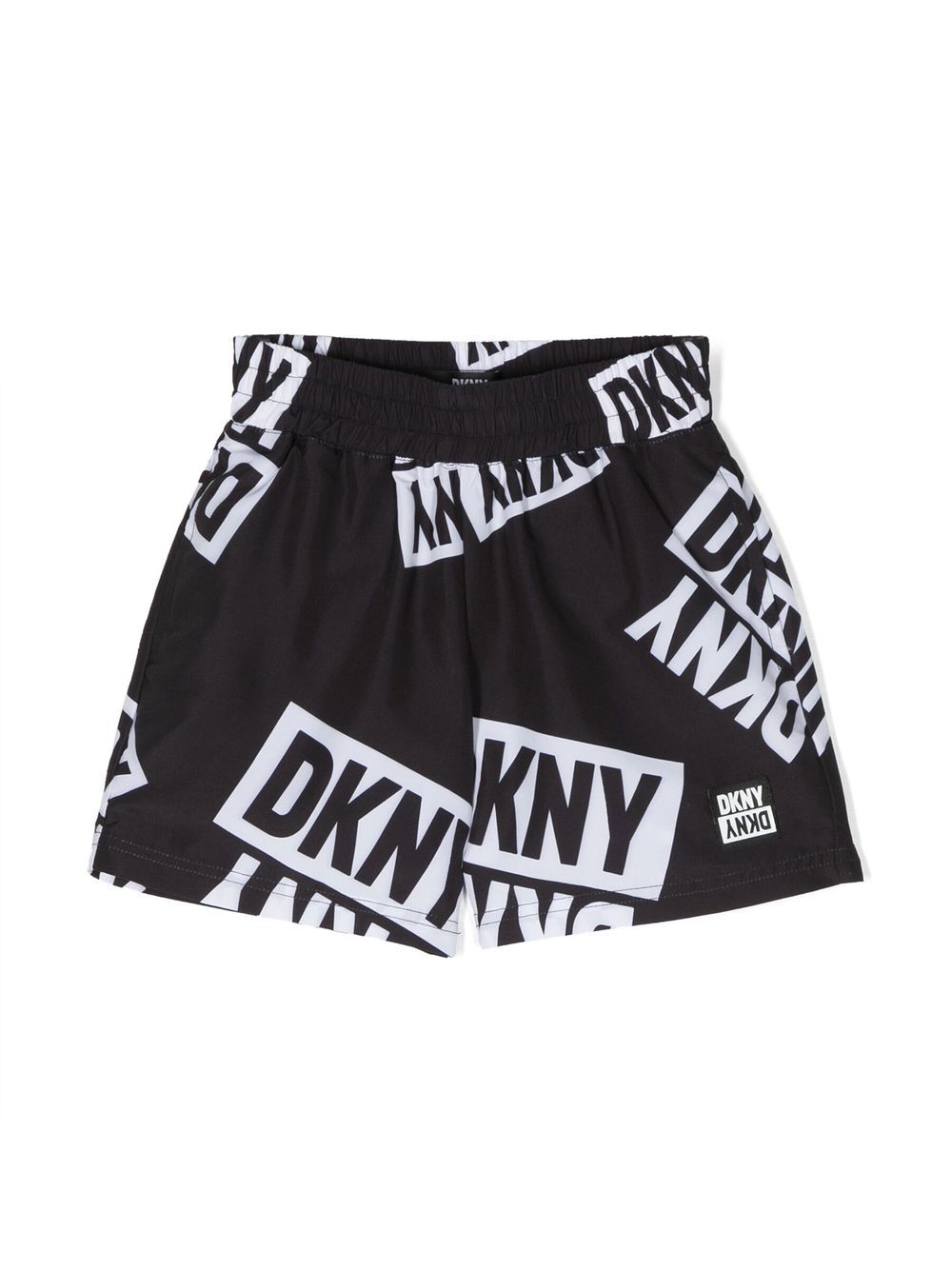 Dkny Kids logo-print swim shorts - Black von Dkny Kids