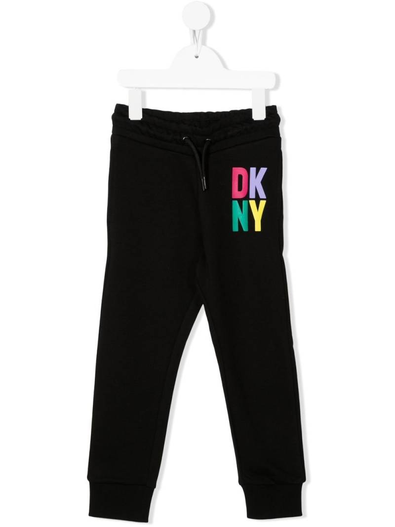 Dkny Kids logo-print track-pants - Black von Dkny Kids