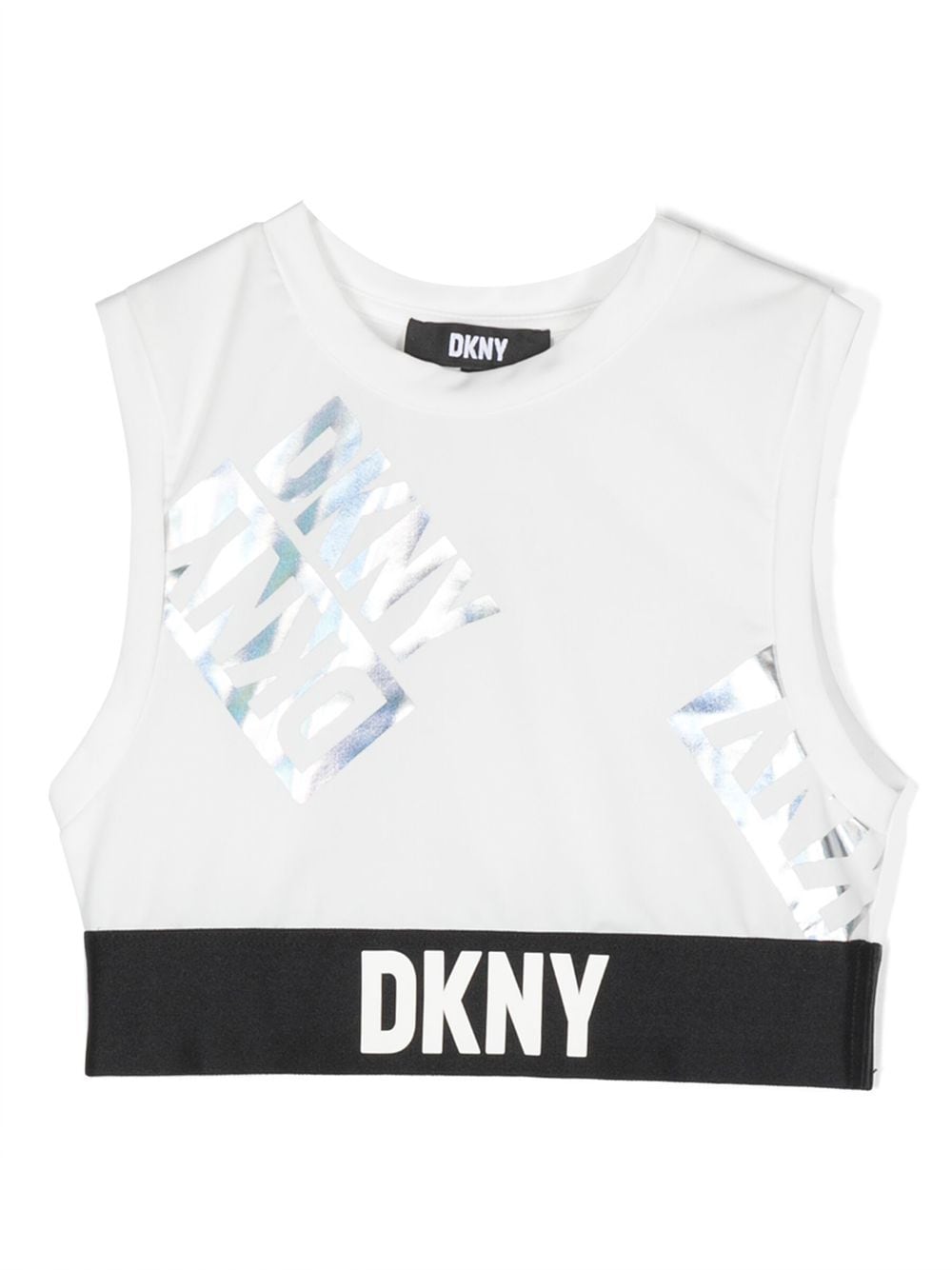 Dkny Kids logo-print undershirt - White von Dkny Kids