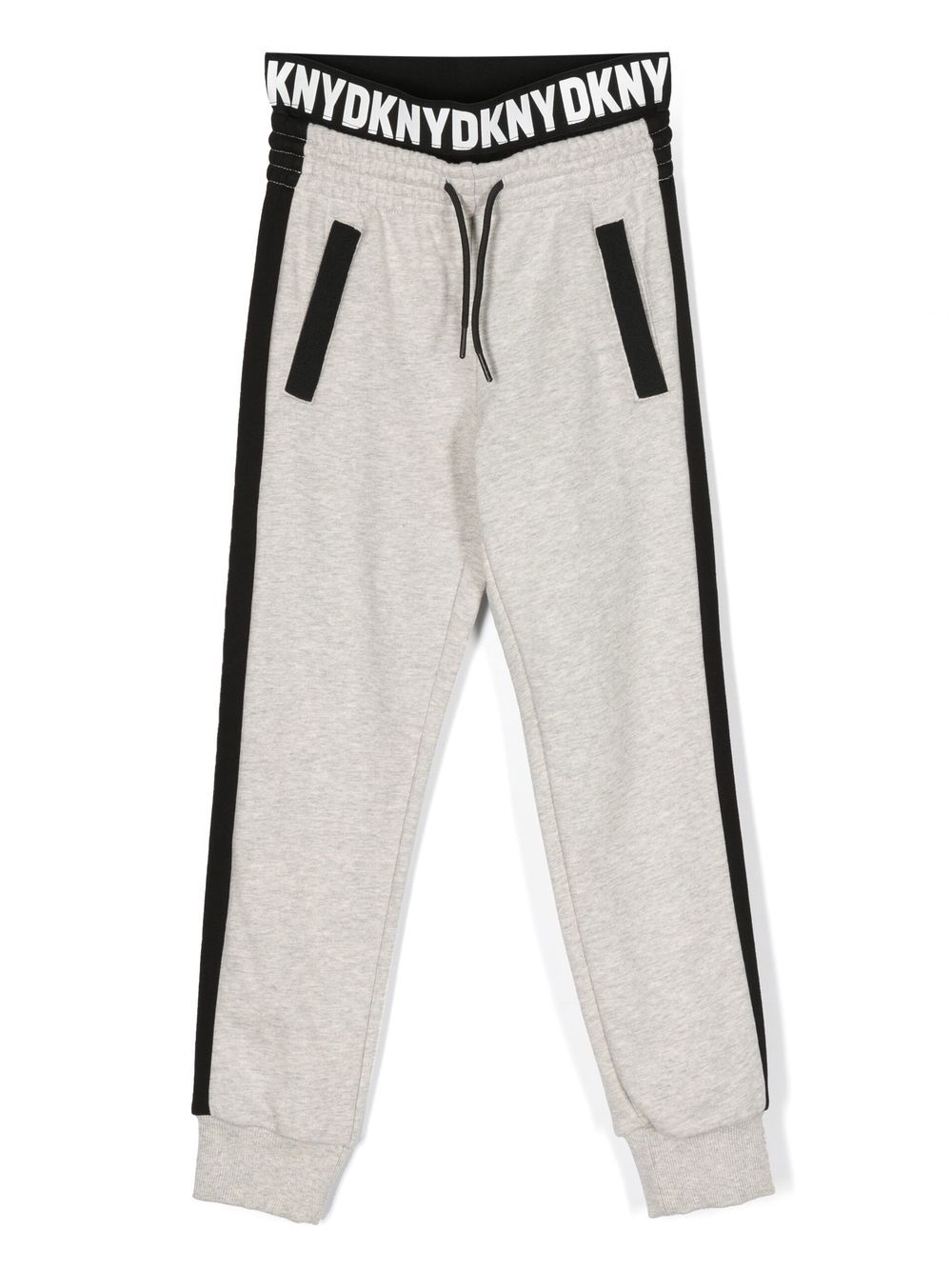 Dkny Kids logo-waistband track pants - Grey von Dkny Kids