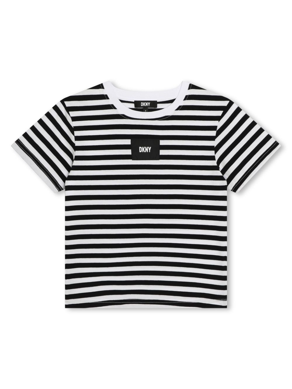 Dkny Kids stripe-print cotton T-shirt - White von Dkny Kids