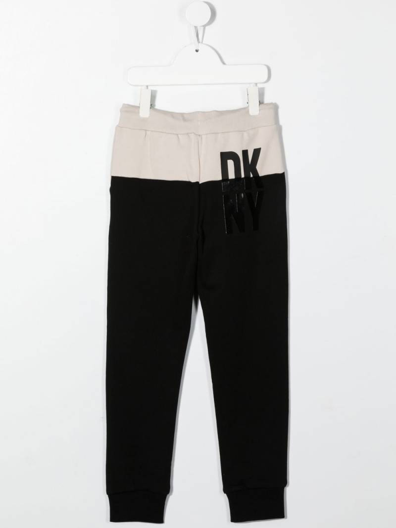 Dkny Kids tapered-leg joggers - Black von Dkny Kids