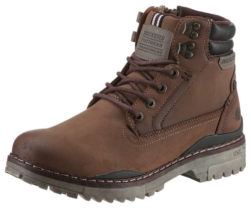 Dockers by Gerli Schnürboots, Winterboots, Workerboots mit Profilsohle von Dockers by Gerli