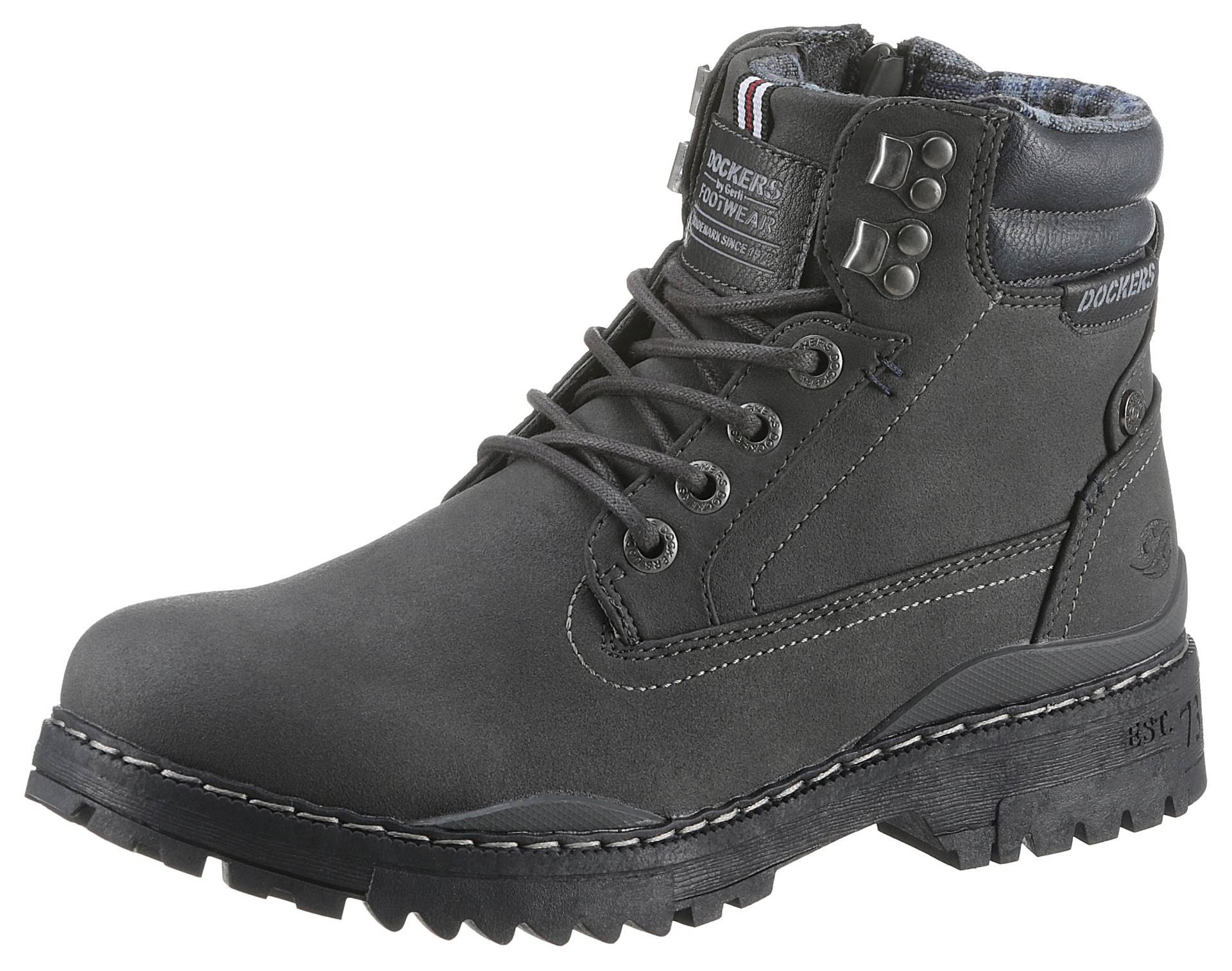 Dockers by Gerli Schnürboots, Hiking Boot, Trekking Boot, Schnürstiefel mit Reissverschluss Dockers by Gerli Schnürboots, Hiking Boot, Trekking Boot, Schnürstiefel mit Reissverschluss von Dockers by Gerli