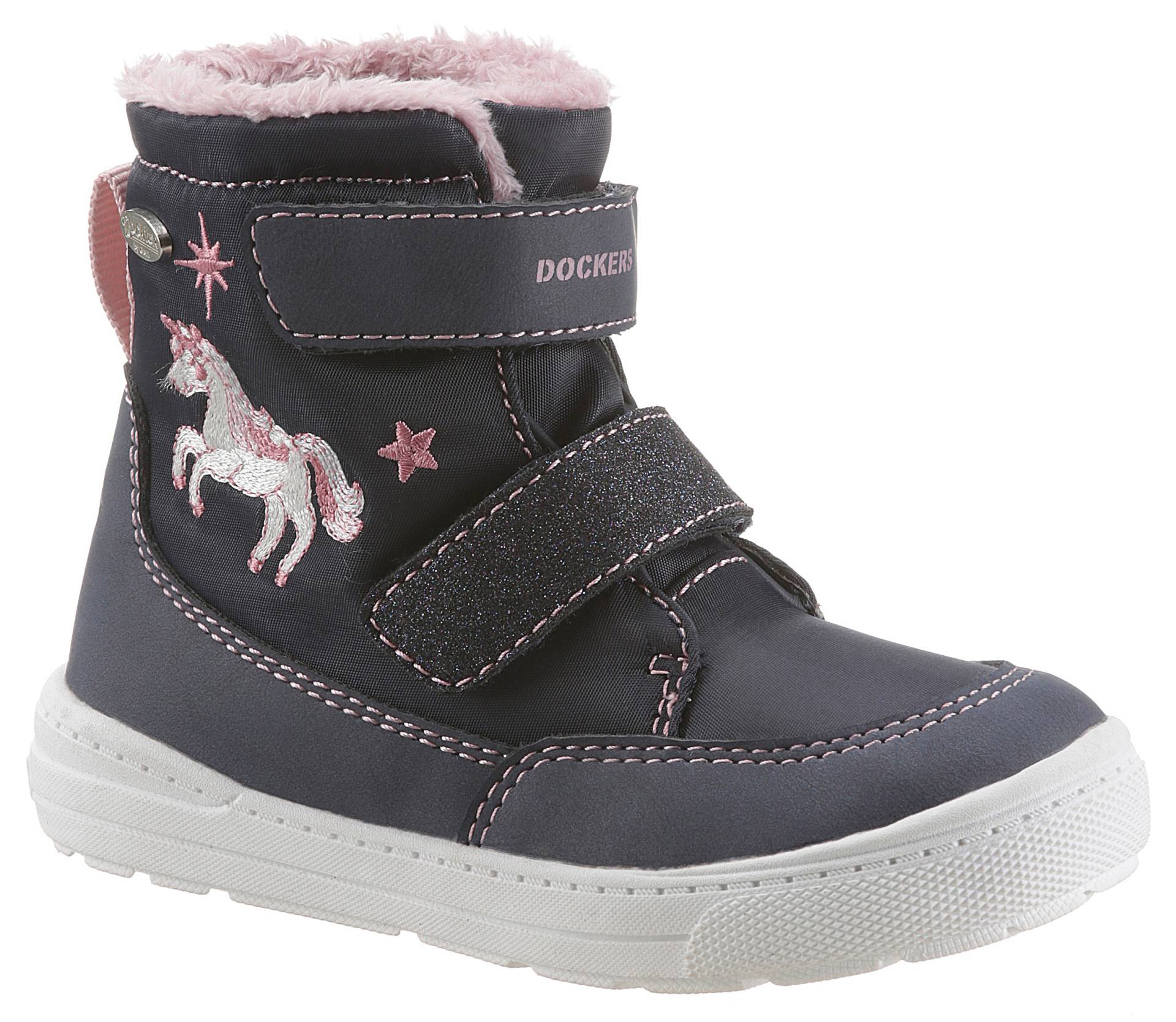 Dockers by Gerli Winterboots, mit Einhorn-Stickerei, Dock-TEX von Dockers by Gerli