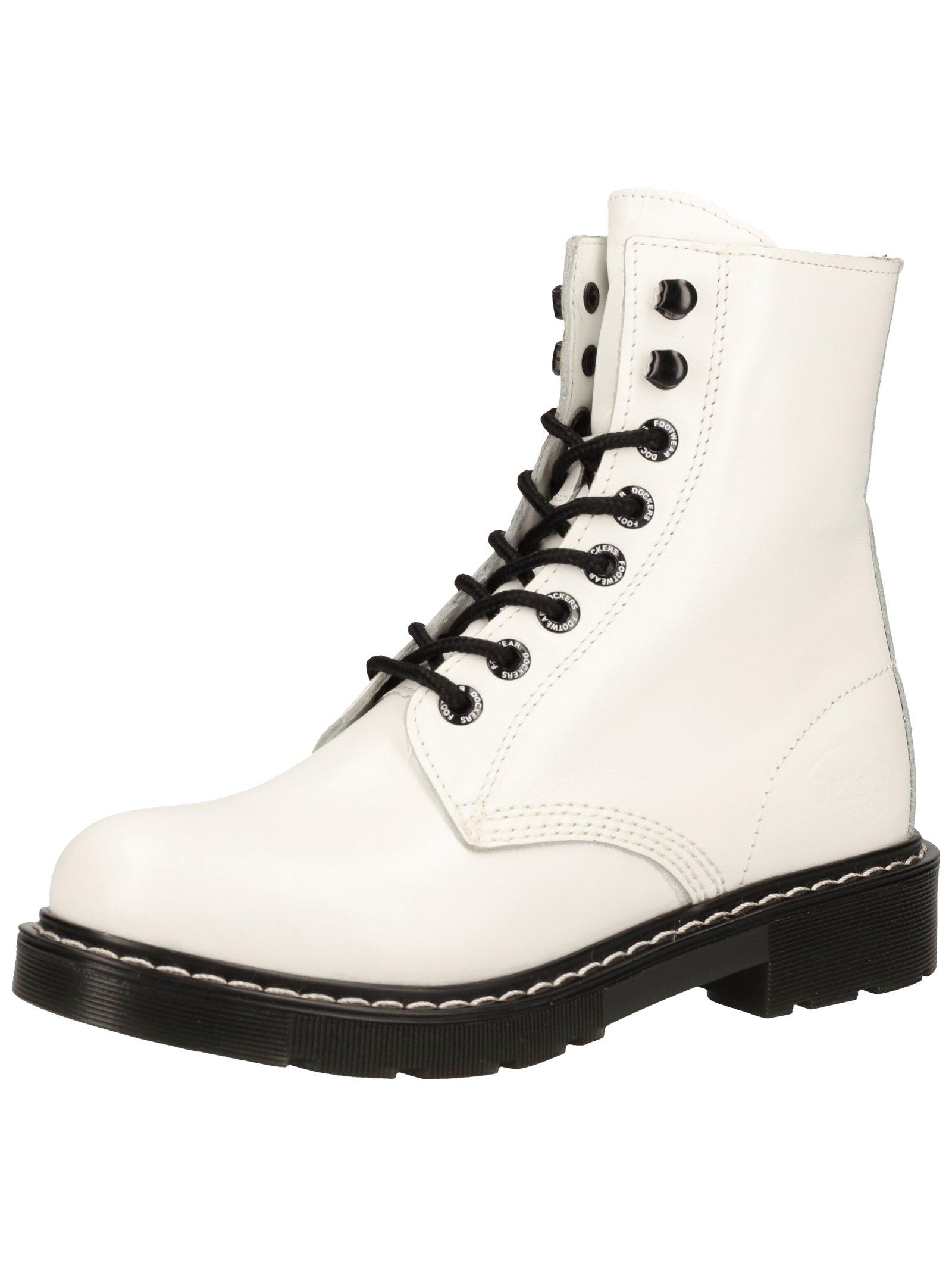 Stiefelette 45en201-100 Damen Weiss 38 von Dockers