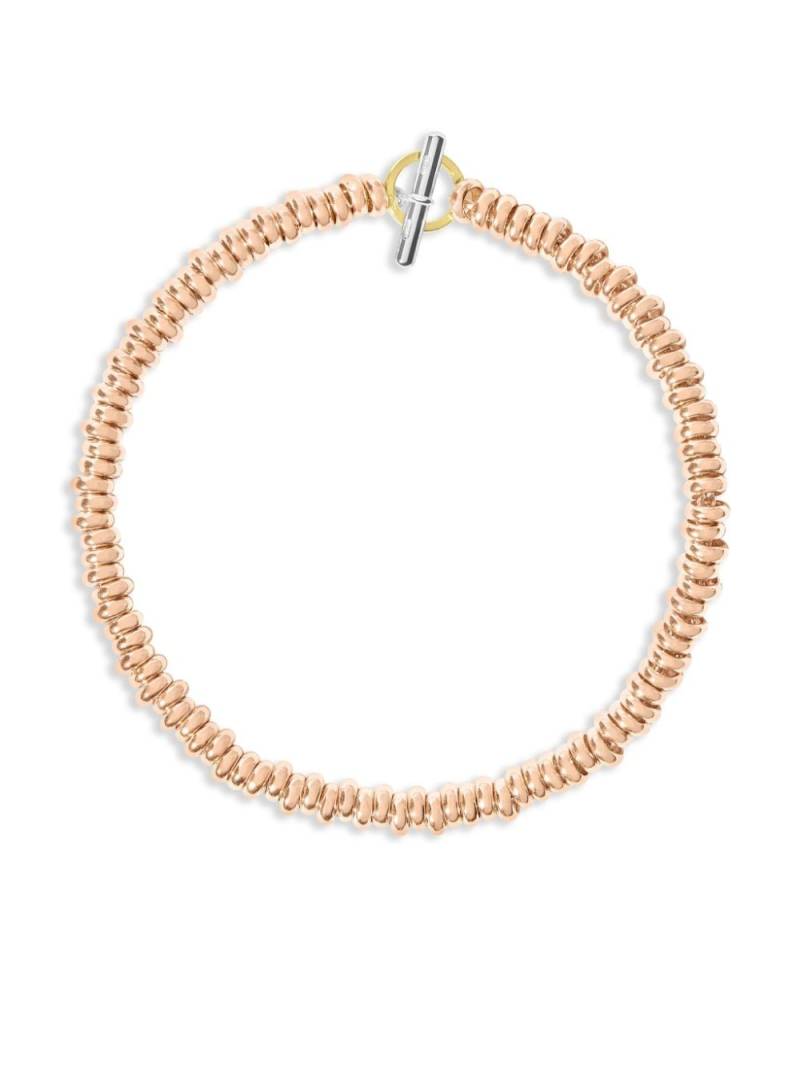 Dodo 18kt yellow and rose gold rondelle bracelet - Pink von Dodo