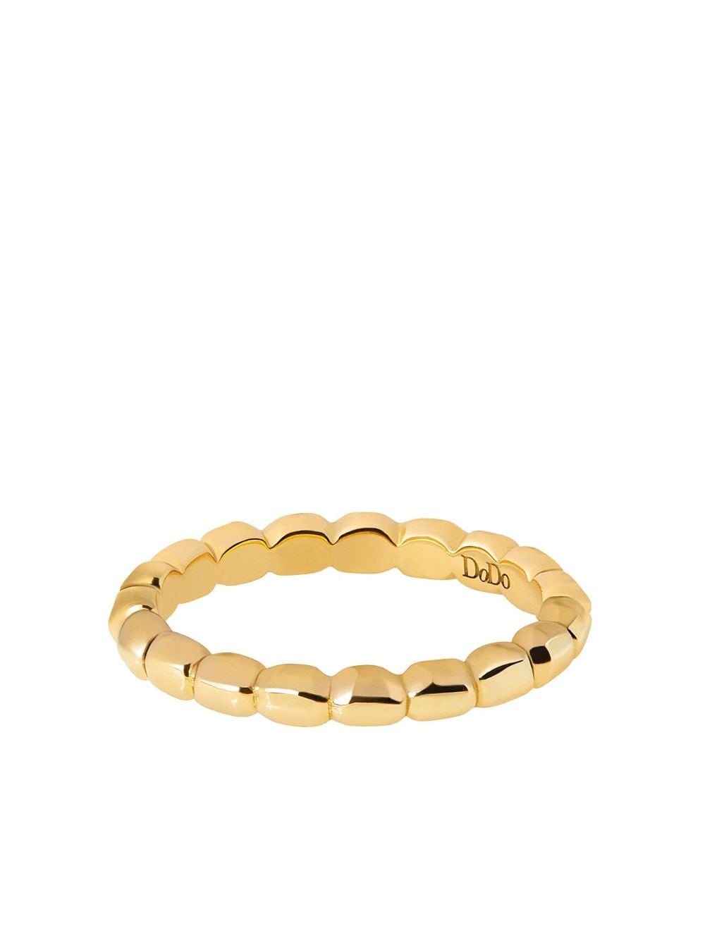 Dodo 18kt yellow gold Granelli ring von Dodo