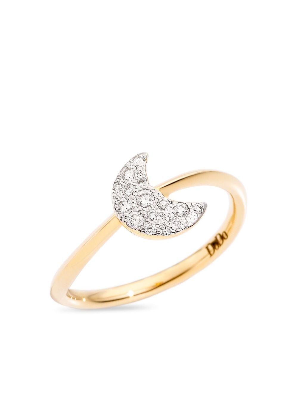Dodo 18kt yellow gold Moon diamond ring von Dodo
