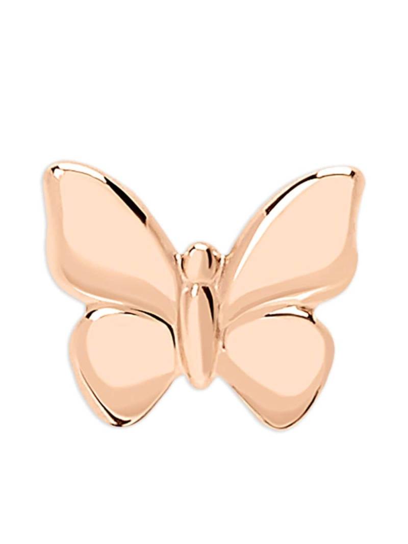 Dodo 9kt rose gold Butterfly single earring - Pink von Dodo