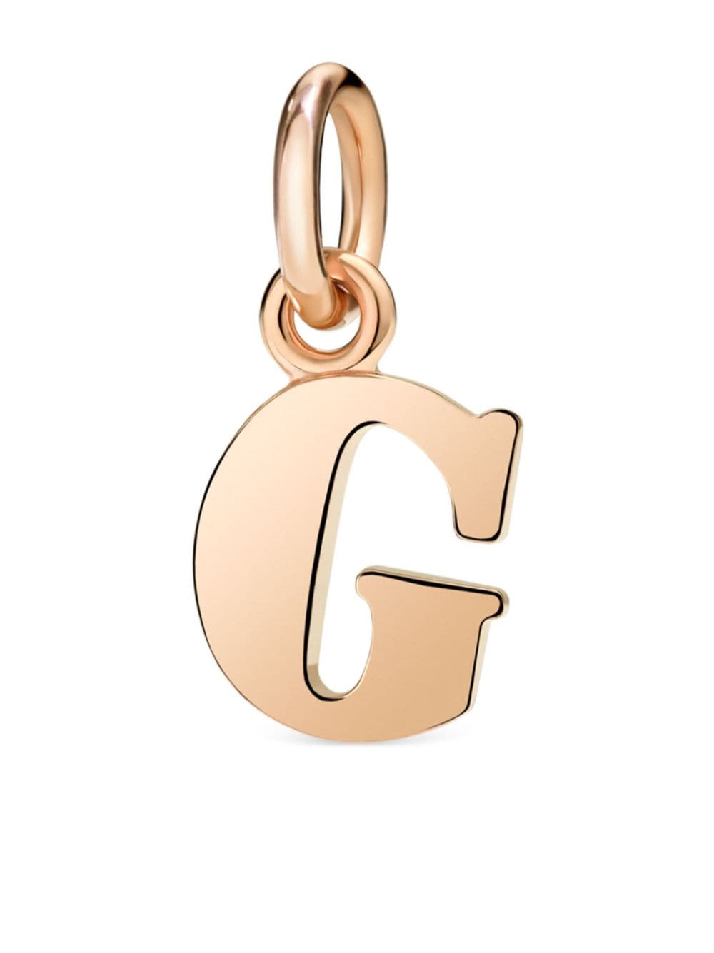 Dodo 9kt rose gold G letter charm von Dodo