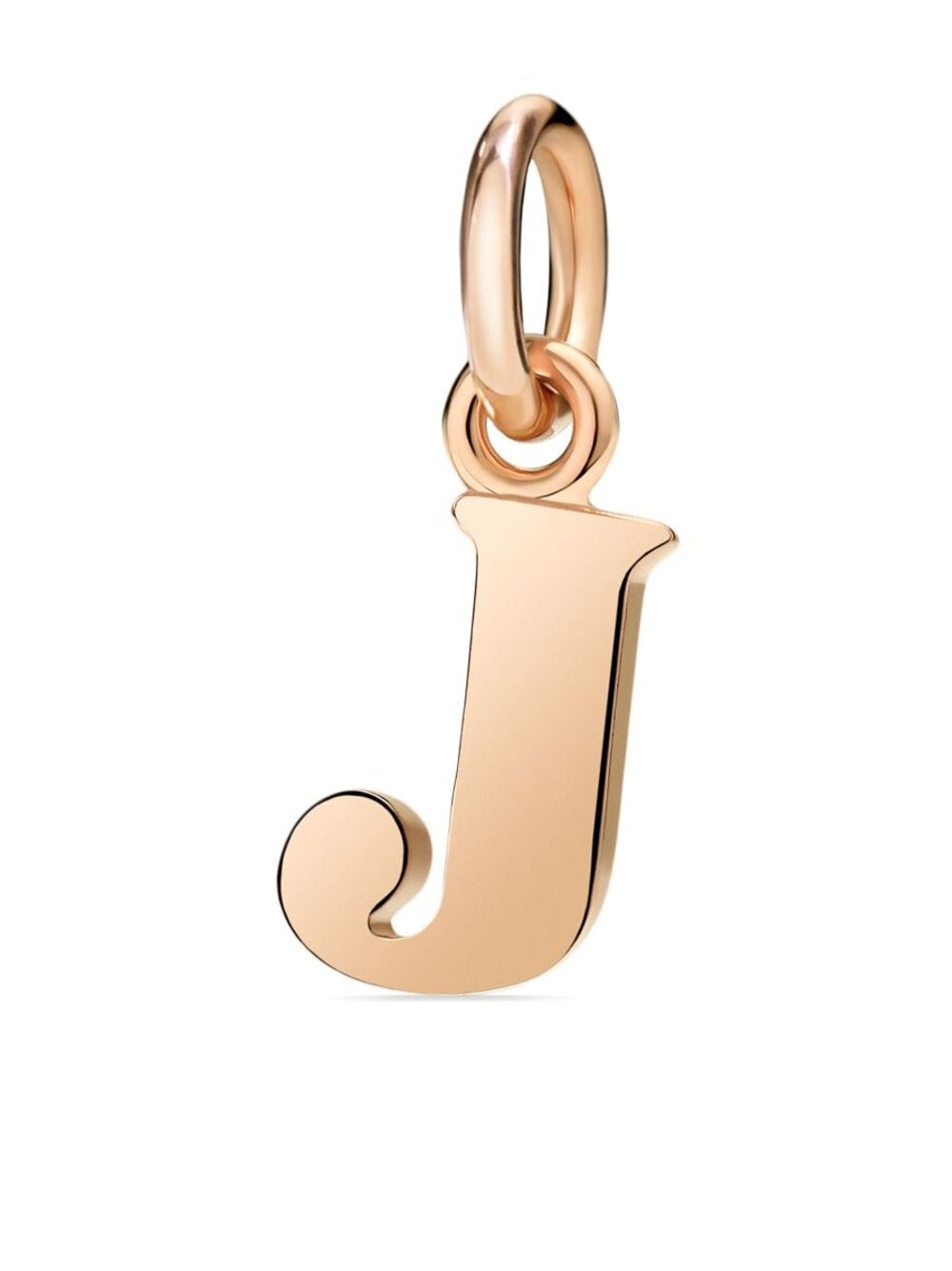 Dodo 9kt rose gold J letter charm von Dodo