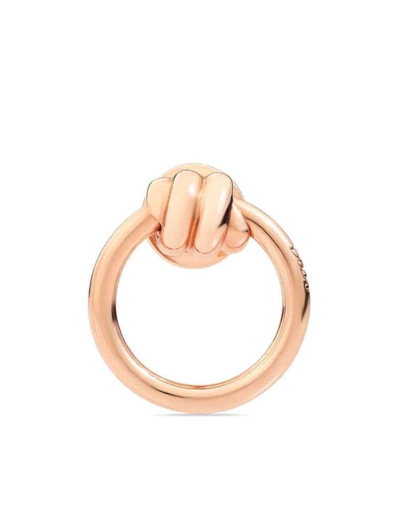 Dodo 9kt rose gold Nodo stud earring - Pink von Dodo