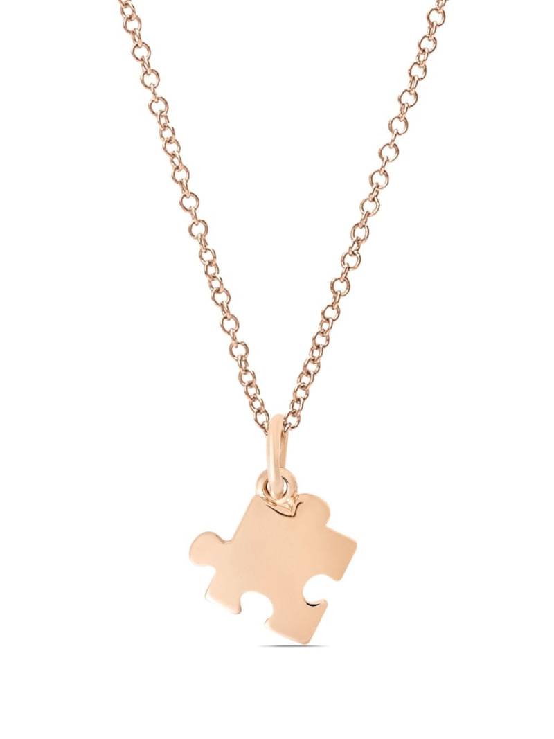 Dodo 9kt rose gold Puzzle charm von Dodo