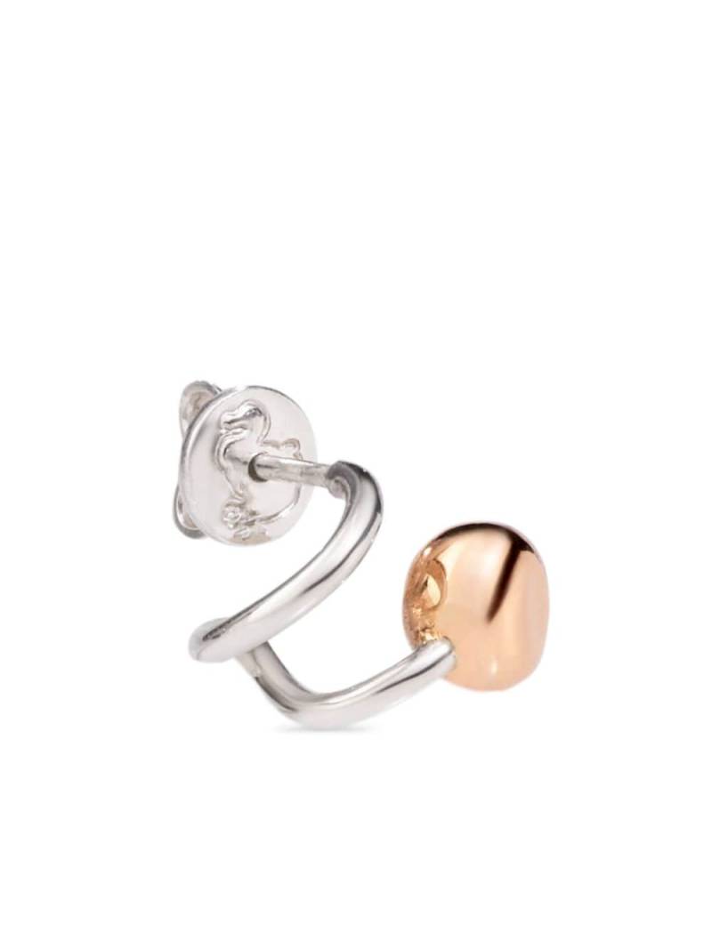 Dodo 9kt rose gold sterling silver Pepita earring von Dodo