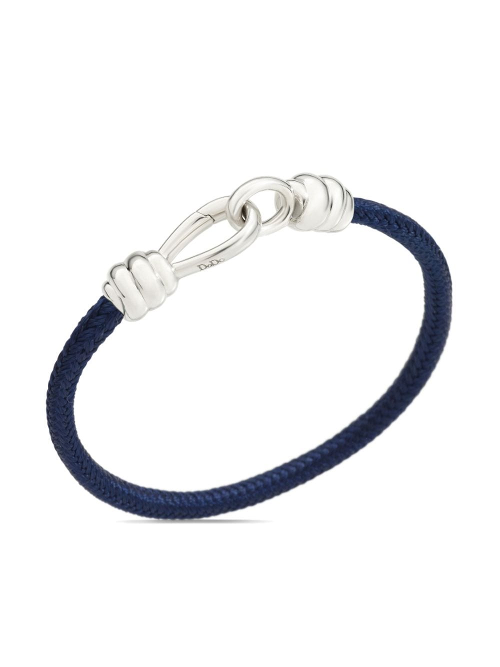 Dodo sterling silver Nodo cord bracelet - Blue von Dodo