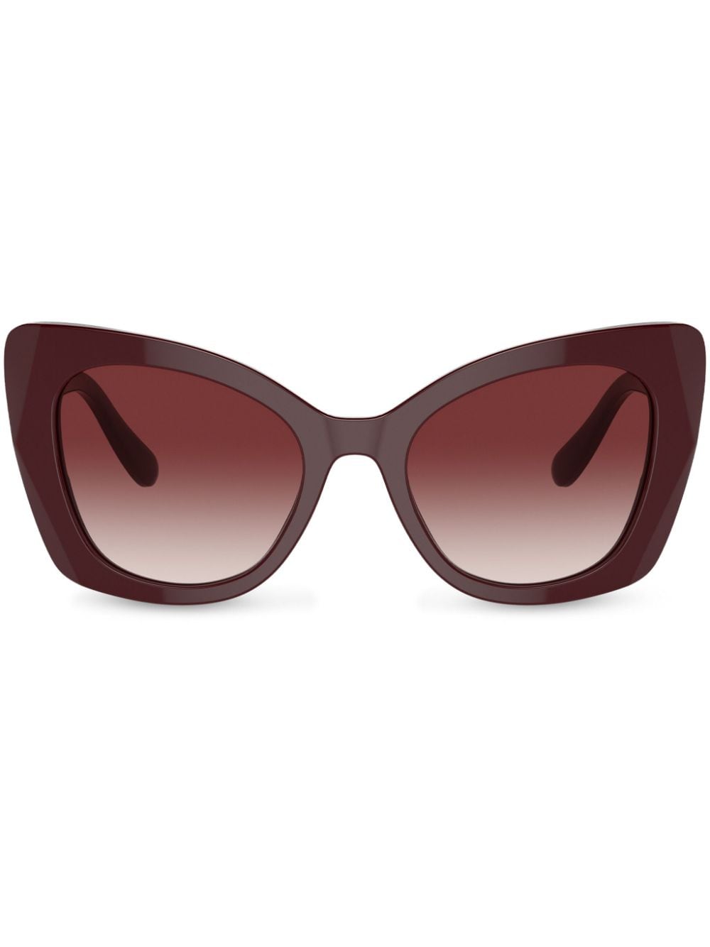 Dolce & Gabbana Eyewear DG Devotion butterfly-frame sunglasses - Red von Dolce & Gabbana Eyewear